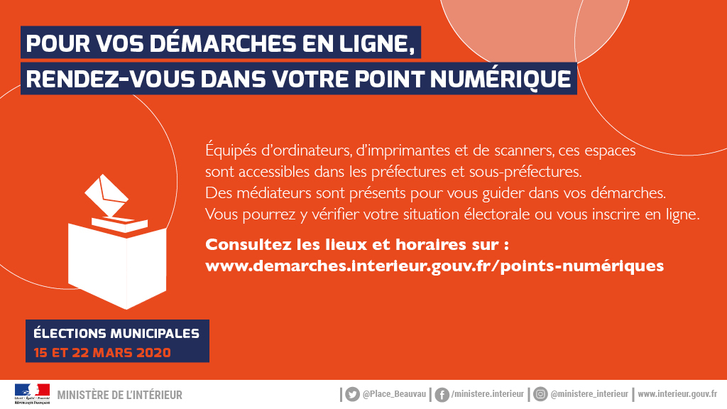 Infographie Inscription listes electorales 2020 Point numerique